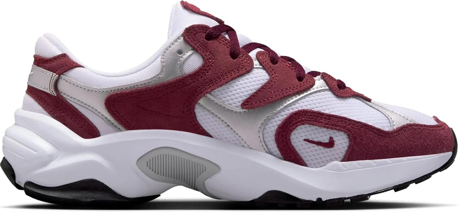 Nike AL8 Women's Shoes (FJ3794-600, Dark Team Red/Cool Grey/Metallic Silver/White)