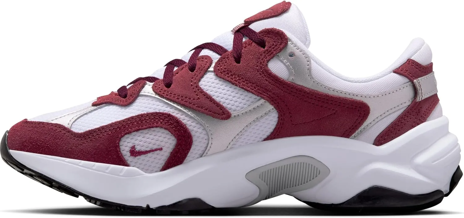 Nike AL8 Women's Shoes (FJ3794-600, Dark Team Red/Cool Grey/Metallic Silver/White)