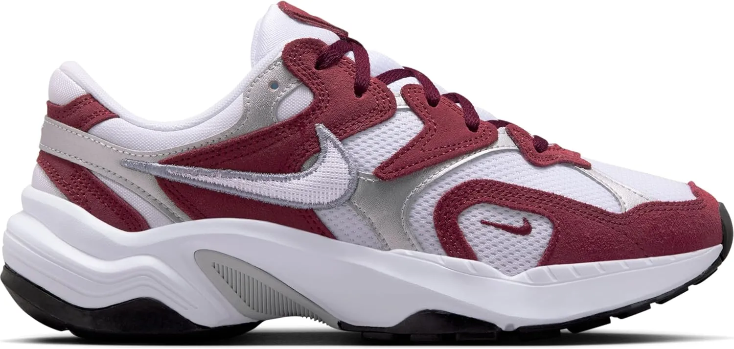 Nike AL8 Women's Shoes (FJ3794-600, Dark Team Red/Cool Grey/Metallic Silver/White)