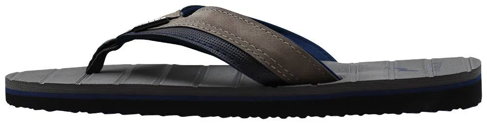 NORTY Mens 8-13 Grey/Navy 2 Sandal 11036