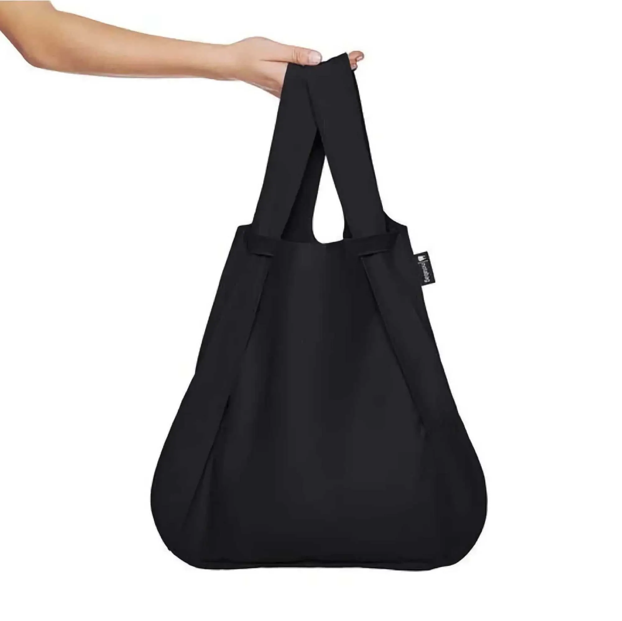 Notabag Recycled 2-Way Bag&Backpack, Black