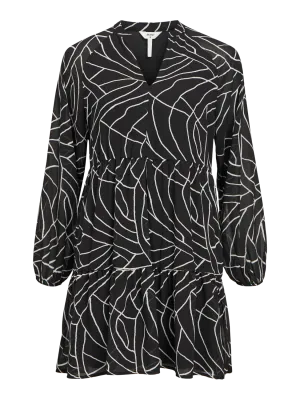 OBJMILA Short Dress - Black