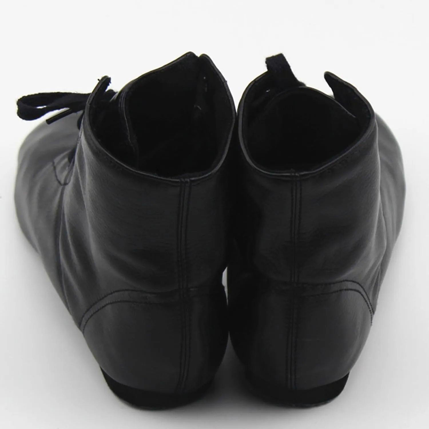 ONAIC Womens Practice Dance Shoes Ballroom Shoes Leather Ankle Boots Latin Salsa Platform Shoes Lace-Up Modern Shoes