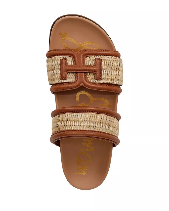 Sam Edelman Rowan Sandals - Dark Natural/Cognac
