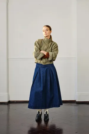 seventy   mochi Maddie denim skirt Dark Americana