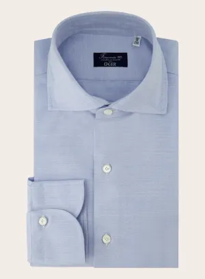 Shirt van katoen en zijde