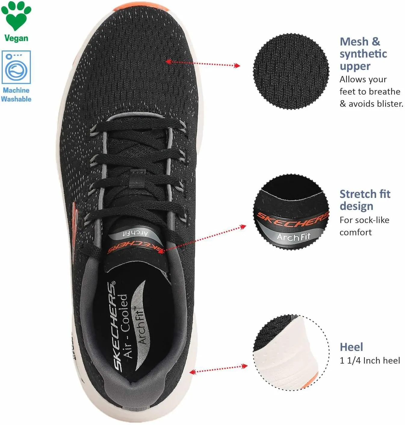 Skechers Men's Arch Fit Takar Sneakers