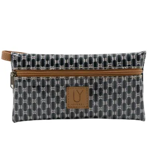 Stationery Pouch - African Tweed Green