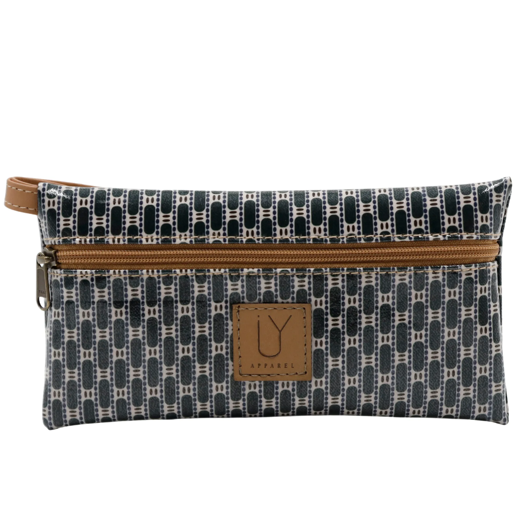 Stationery Pouch - African Tweed Green