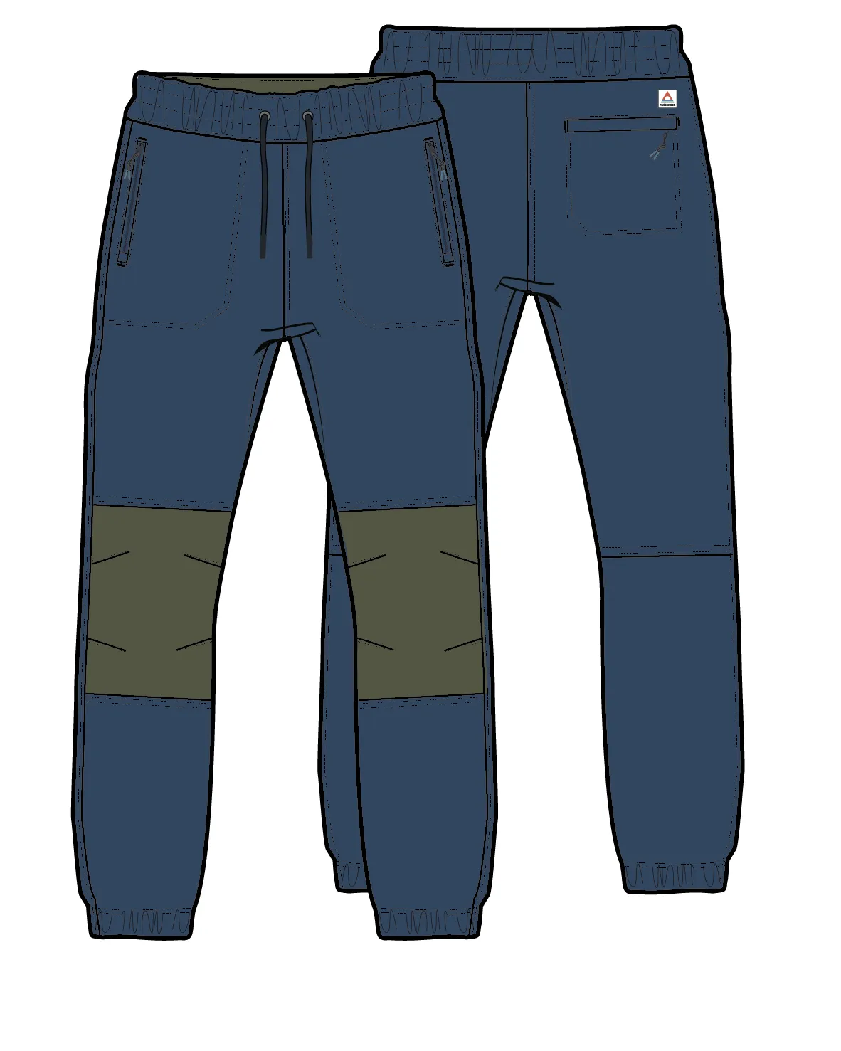 Stride Recycled Active Trail Jogger - Dark Denim