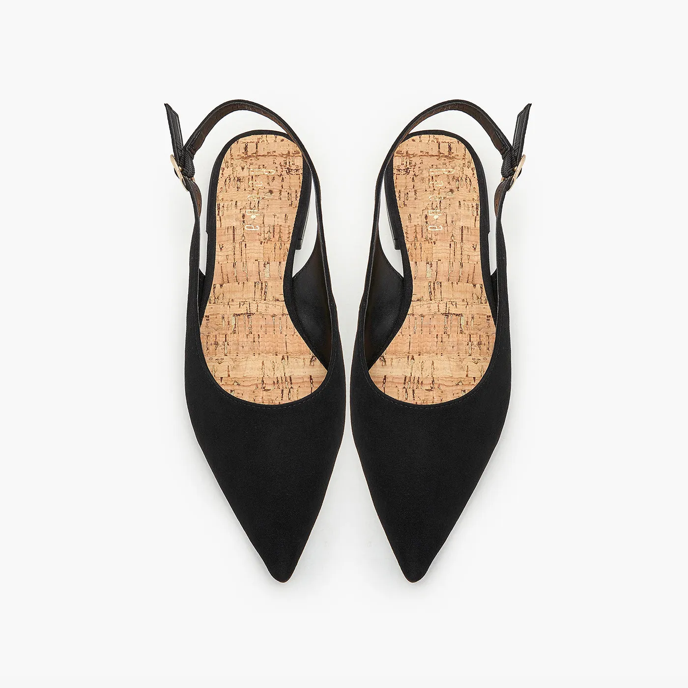 Suede Sling Back Sandals
