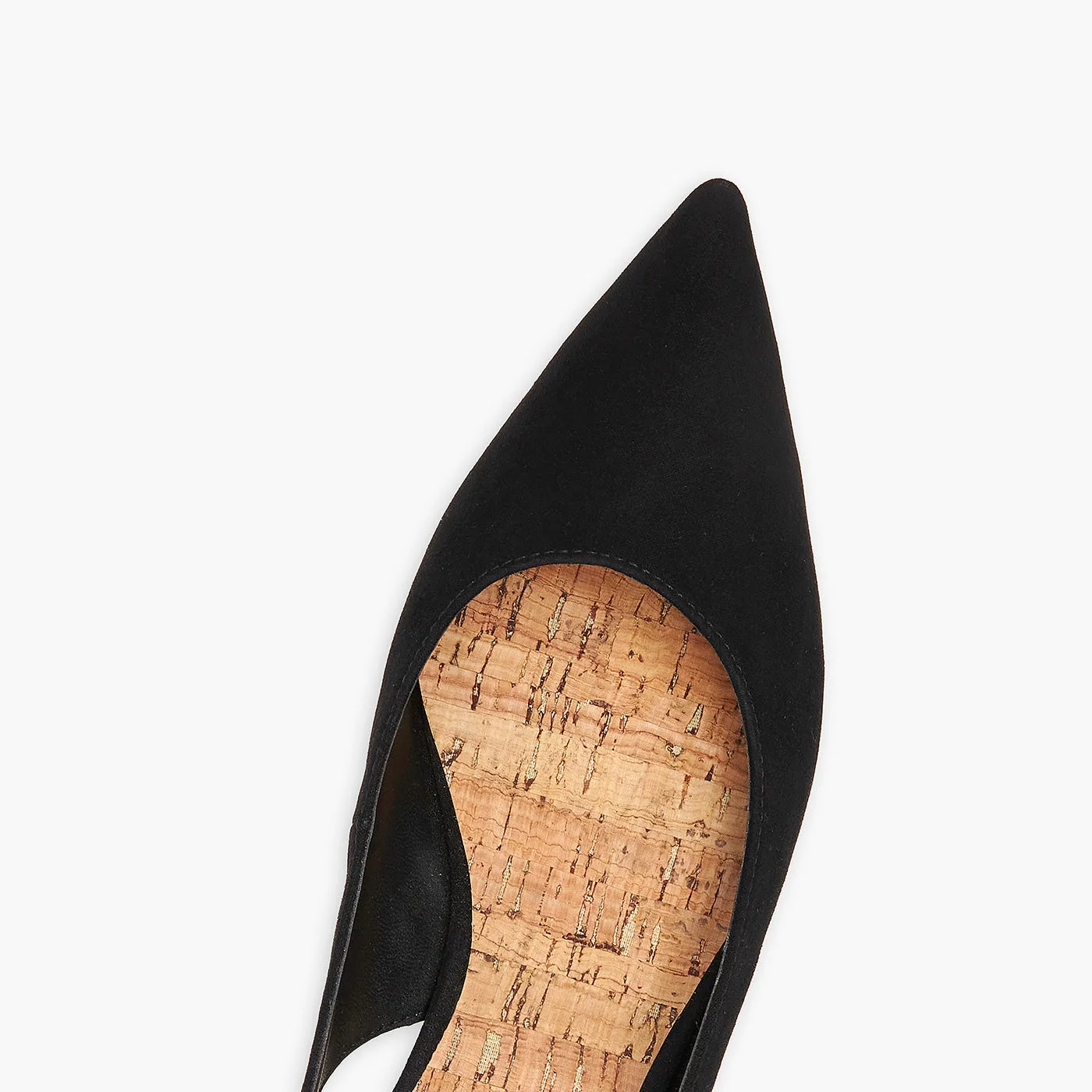 Suede Sling Back Sandals