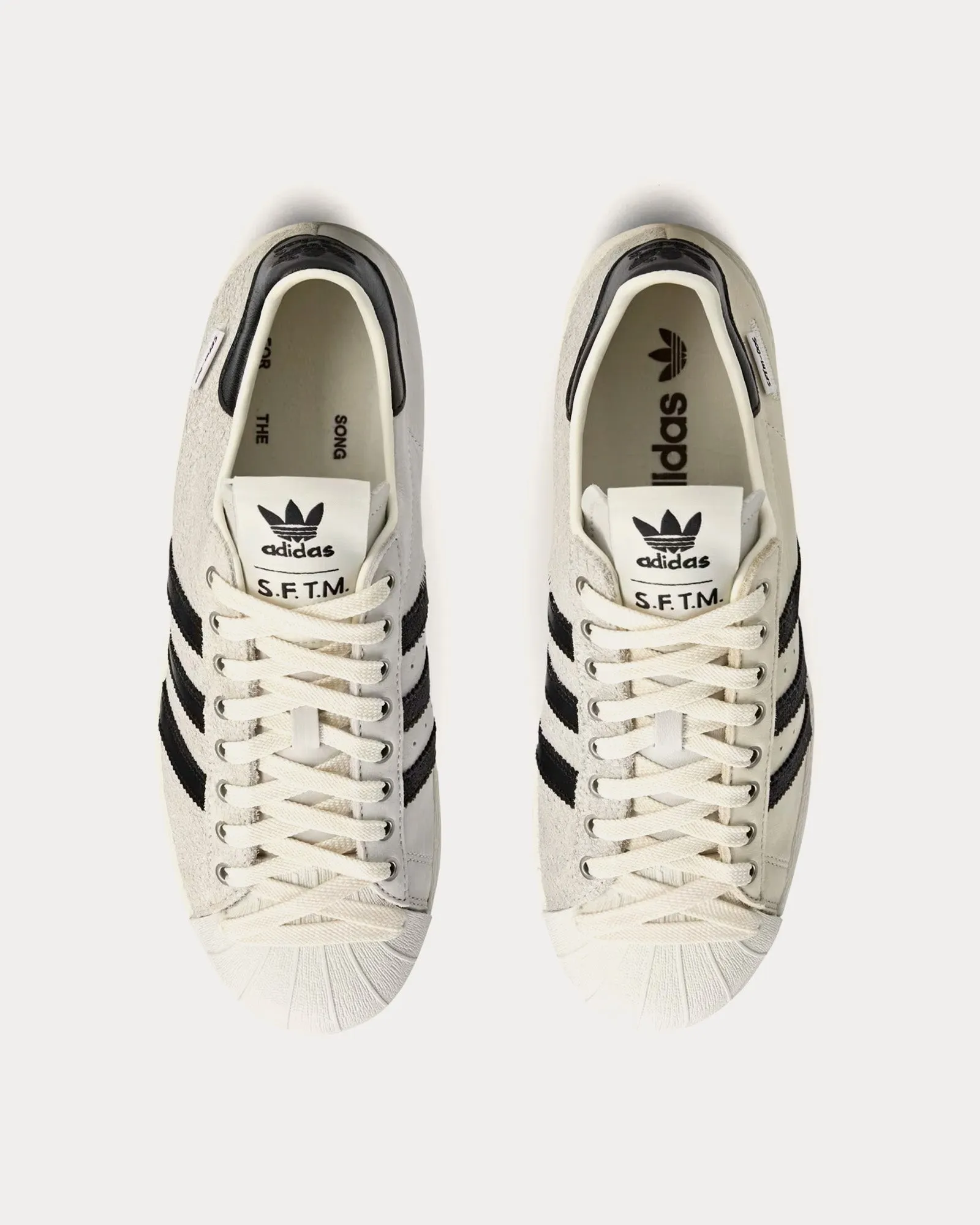 Superstar_SFTM_SS25 Cream White / Core Black / Cream White Low Top Sneakers