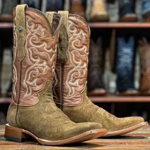 Tanner Mark Men's "Whiskey Jack" Rough Out Western Boot