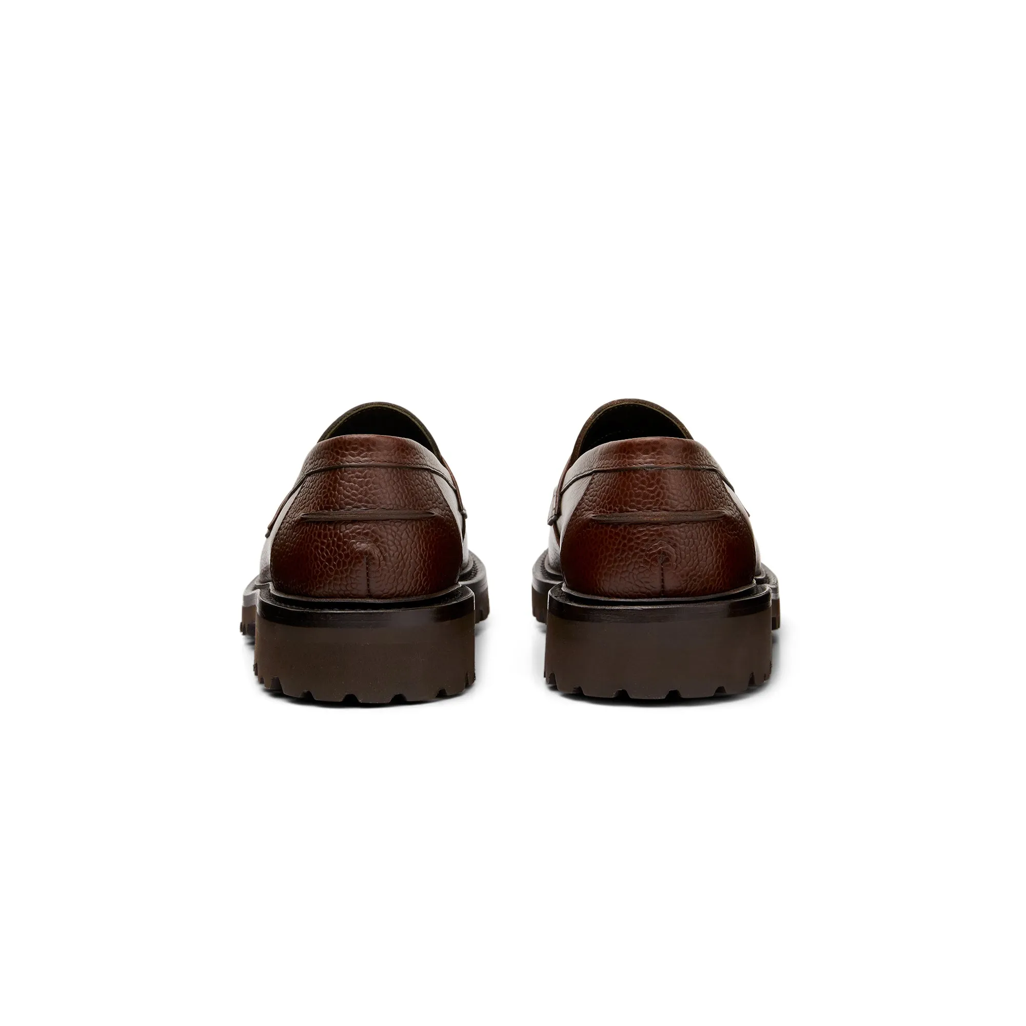 The Ellis Penny Loafer, Chocolate, Vibram 1757 Lug Sole