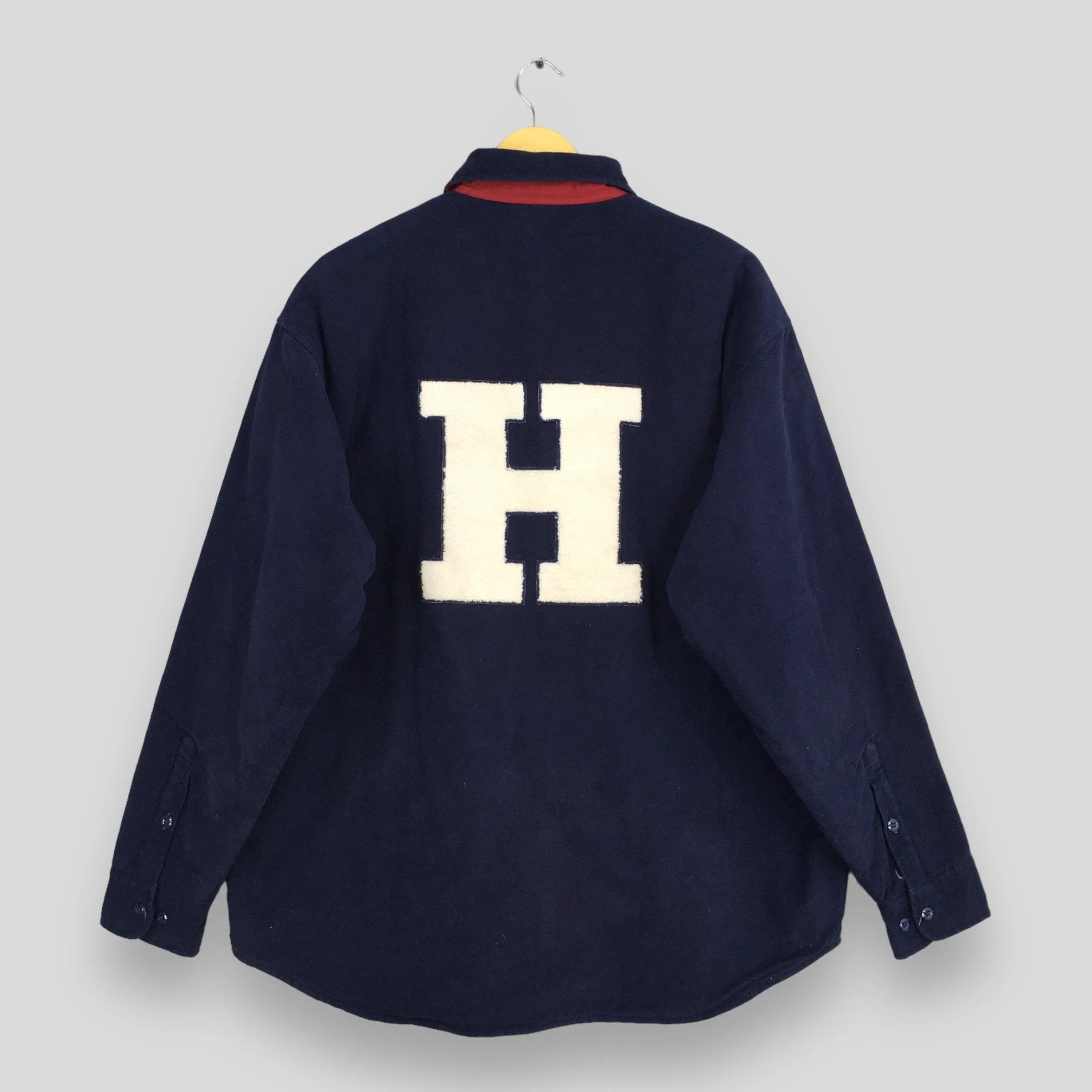 Tommy Hilfiger Blue Thick Oxfords Large
