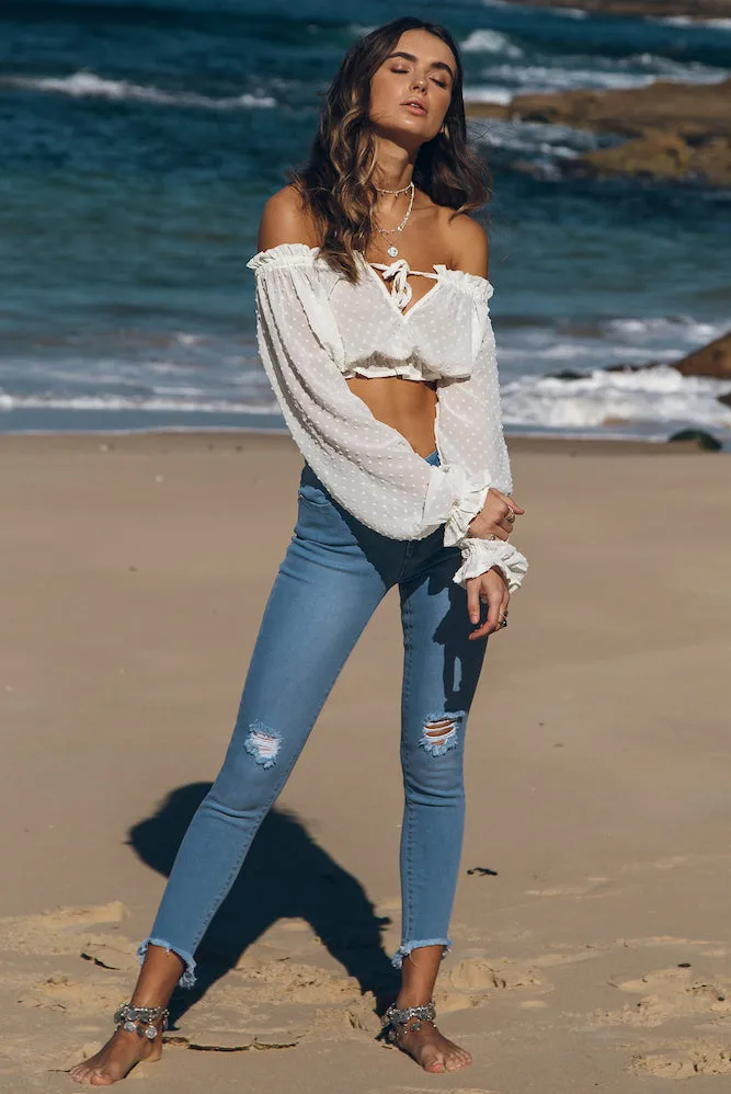 Tunnel Of Love Jeans Light Denim