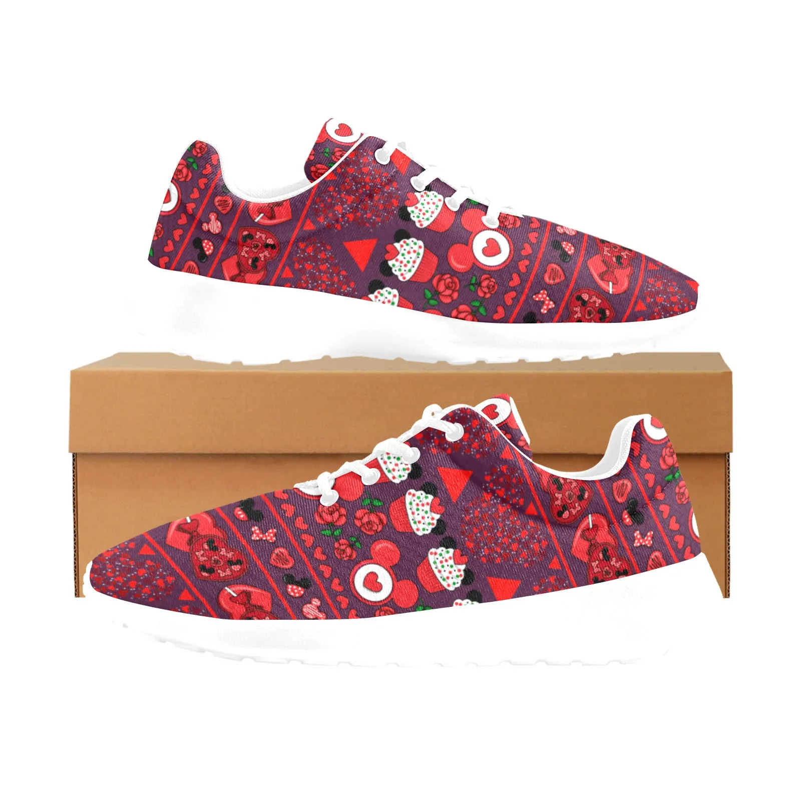 Valentines Day Line Women's Athletic Shoes