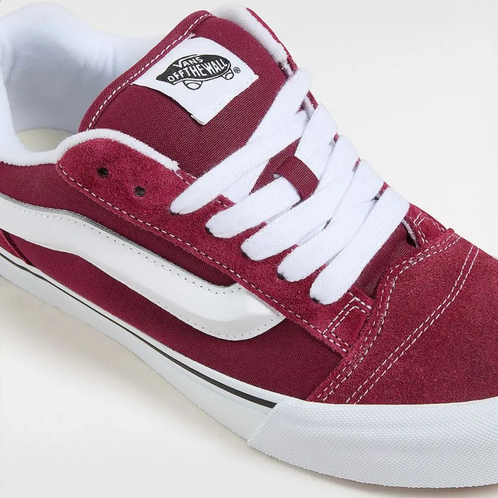 Vans Men's Knu Skool in Burgundy