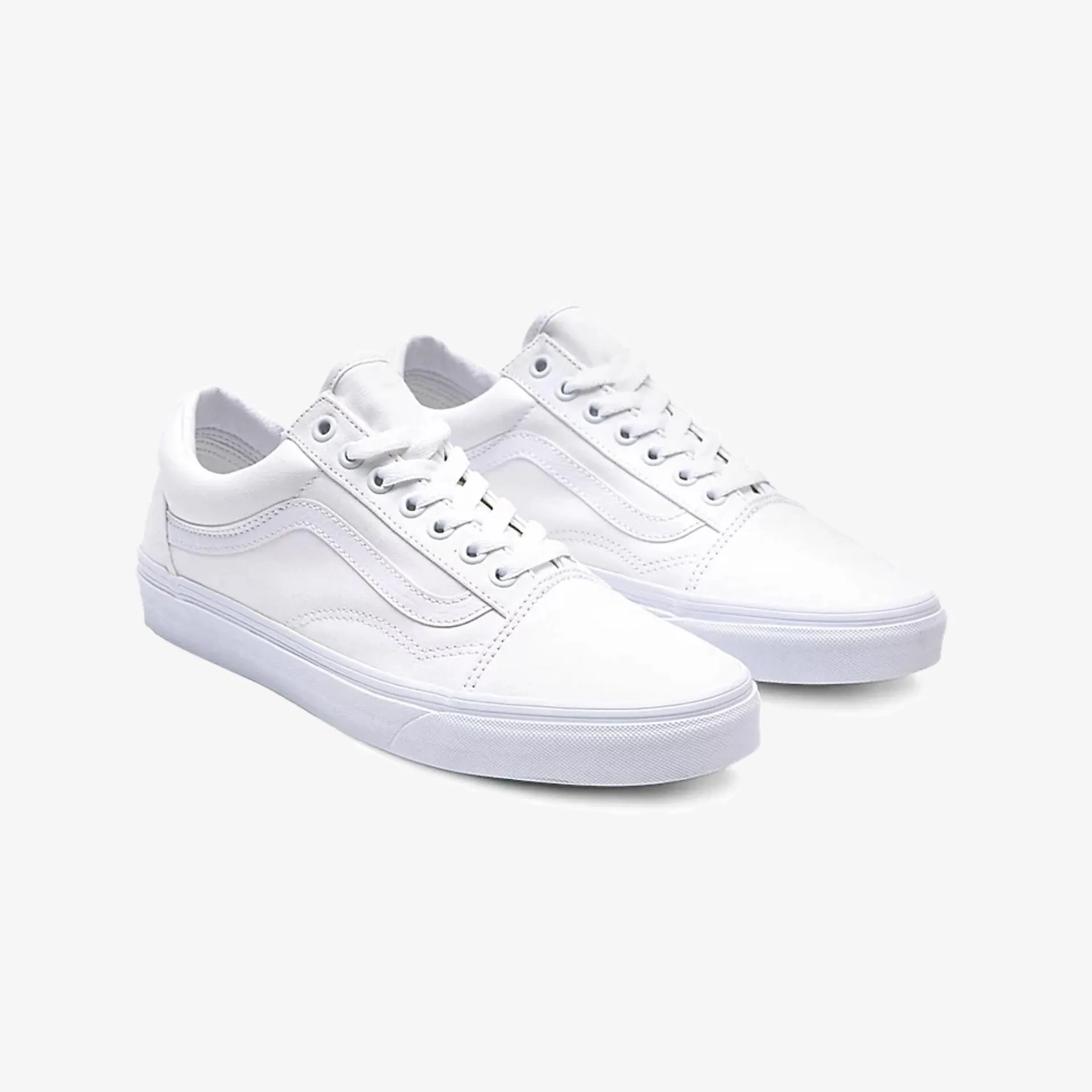 Vans | OLD SKOOL  { TRUE WHITE