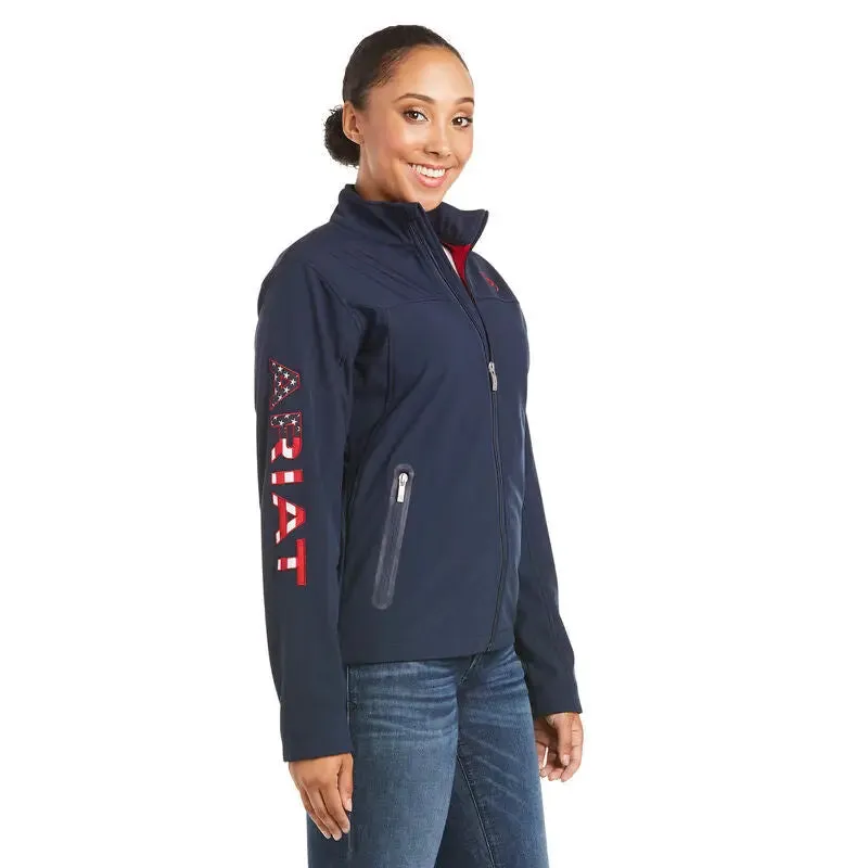 Womens Ariat New Team Softshell Jacket  Stylish, Weather-Resistant & Versatile