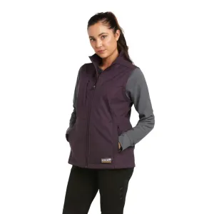 Womens Ariat Rebar Stretch Canvas Softshell Vest  Durable, Flexible & Weather-Resistant