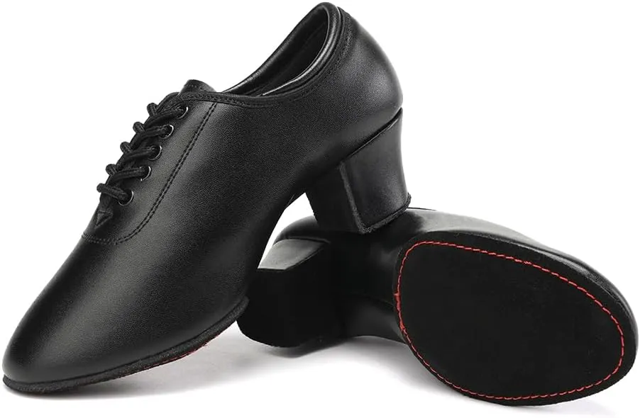 Women's Latin Dance Shoes Lace-up Ballroom Salsa Dance Practice Shoes Professional Dance Shoes