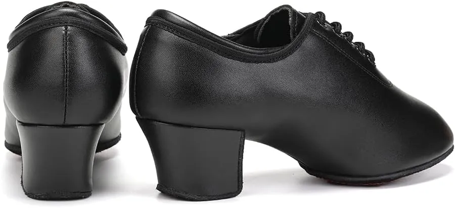 Women's Latin Dance Shoes Lace-up Ballroom Salsa Dance Practice Shoes Professional Dance Shoes