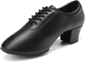 Women's Latin Dance Shoes Lace-up Ballroom Salsa Dance Practice Shoes Professional Dance Shoes