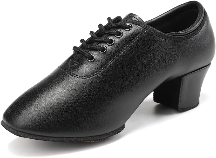 Women's Latin Dance Shoes Lace-up Ballroom Salsa Dance Practice Shoes Professional Dance Shoes