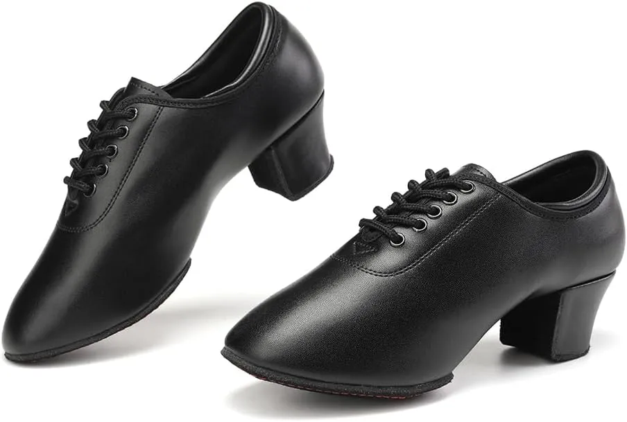 Women's Latin Dance Shoes Lace-up Ballroom Salsa Dance Practice Shoes Professional Dance Shoes