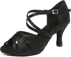 Women's Latin Dance Shoes Professional Salsa Ballroom Performance Dancing Shoes
