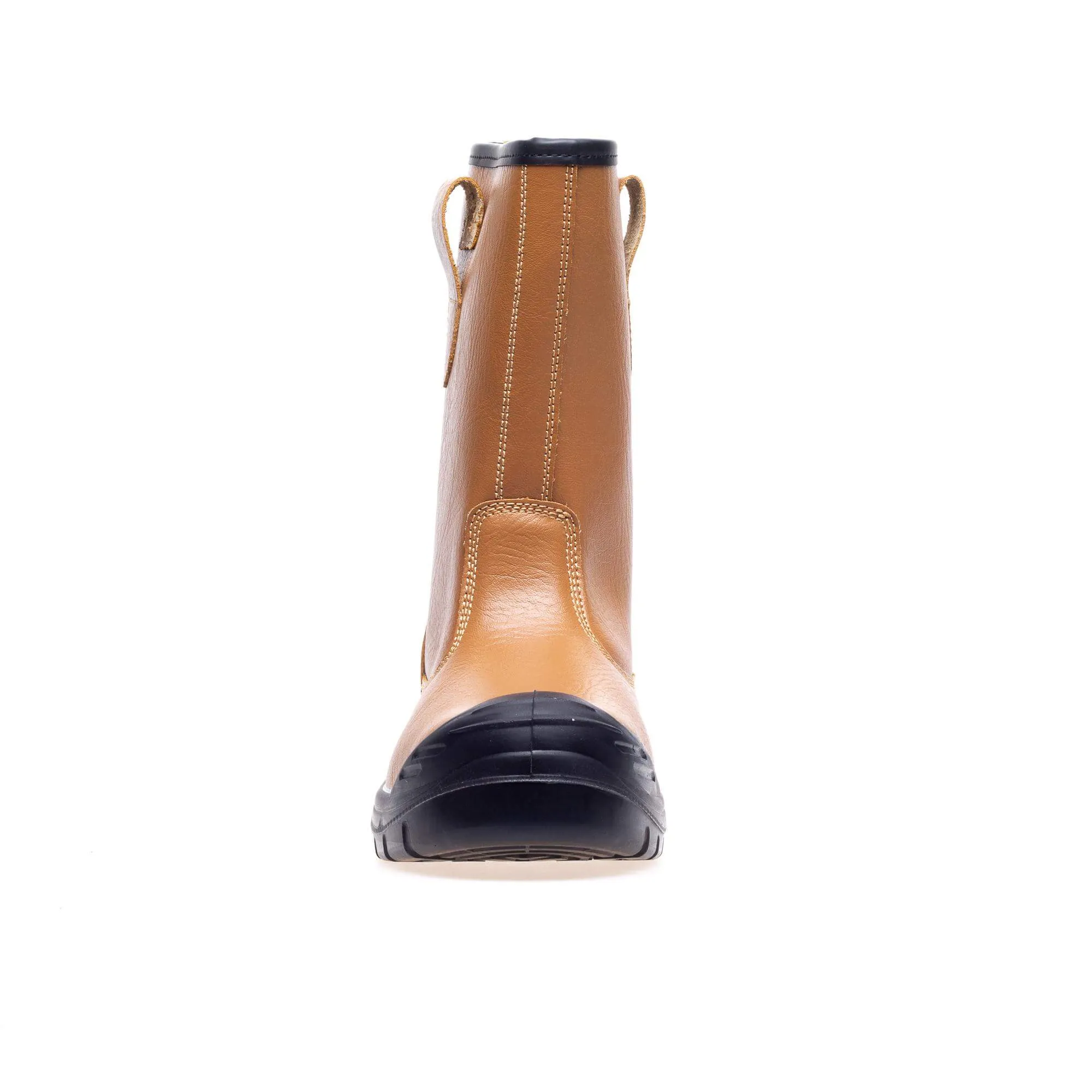 Work Site SS403SM Tan Fur-Lined Safety Rigger Boots